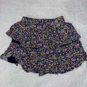 Toddler Girls Floral Skirt